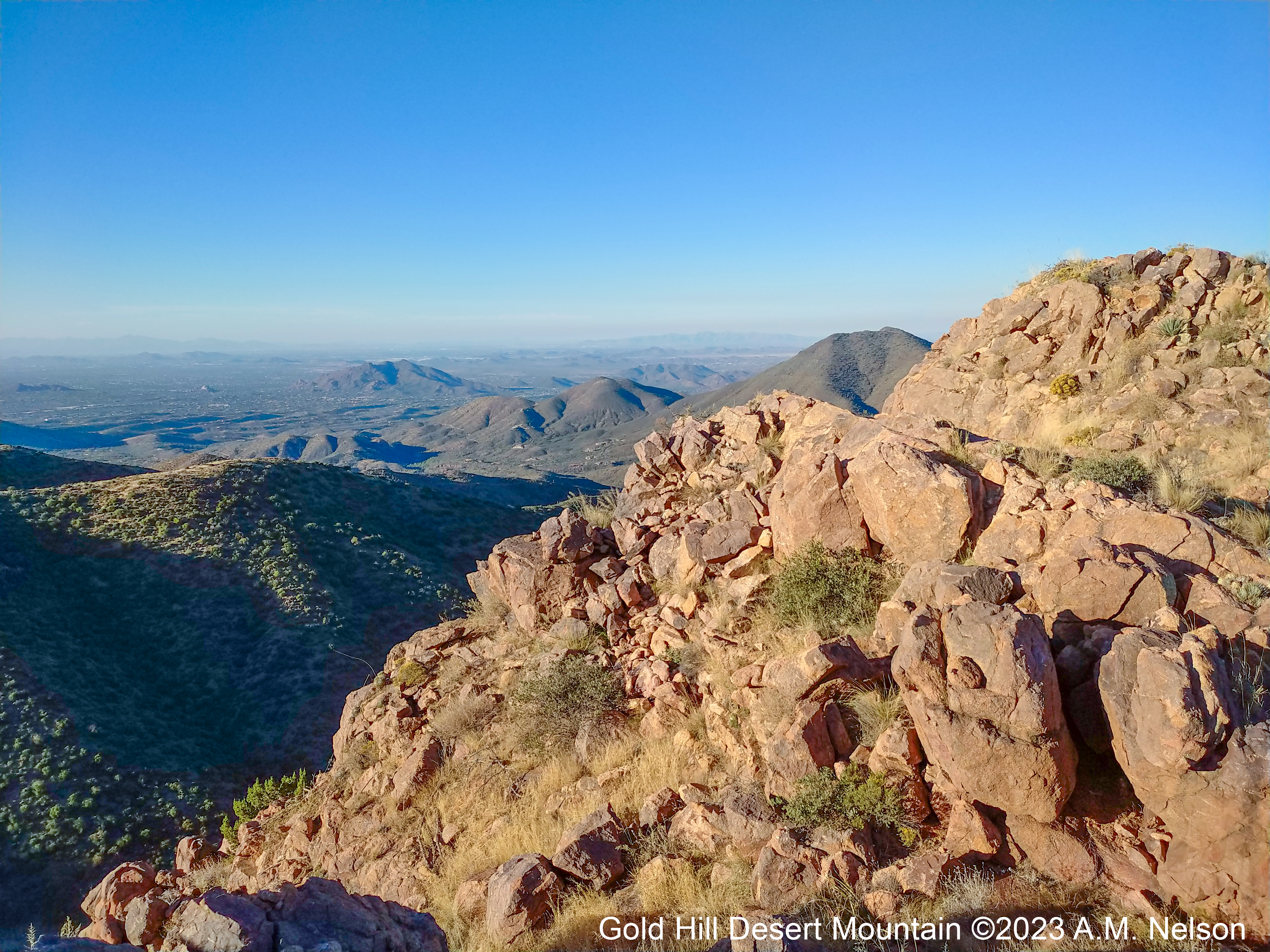 Desert mountain view