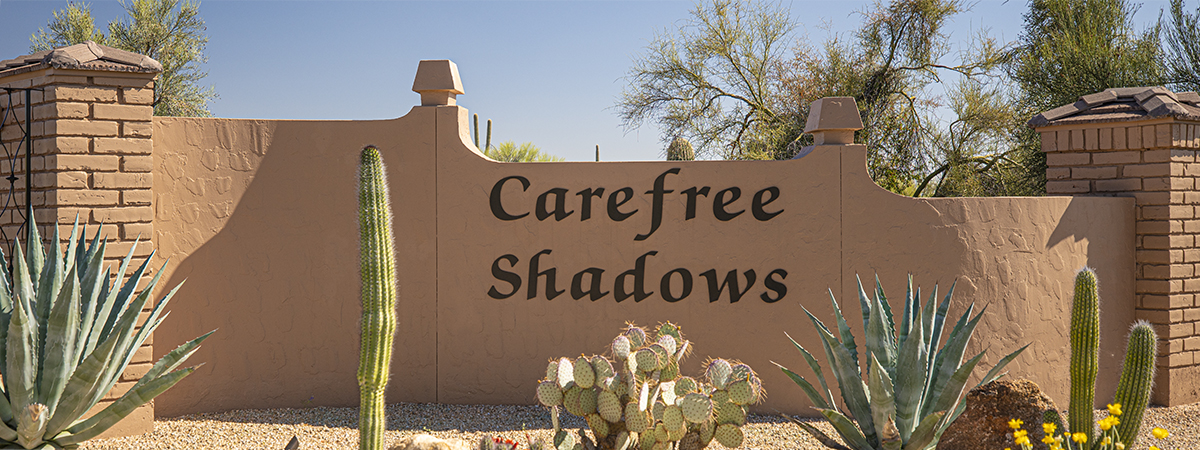 Carefree Shadows Neighborhood Entrance